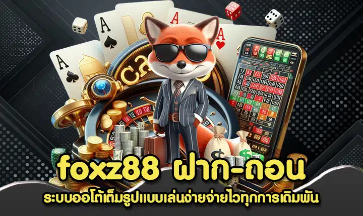 foxz88 ฝาก-ถอน